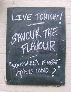 Live Tonight. Savour The Flavour